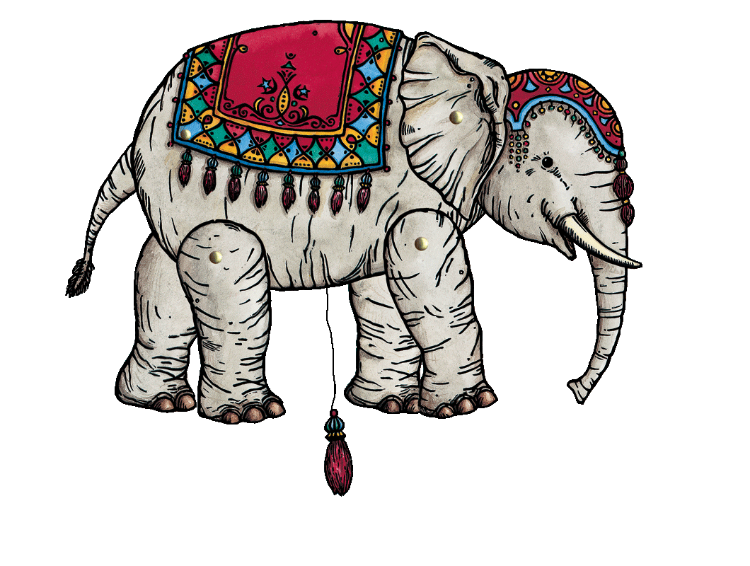 Bastelbogen "Elefant"