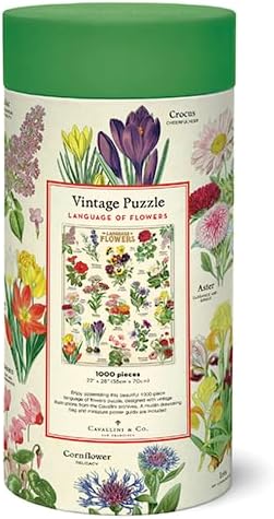 Cavallini Vintage Puzzle Language of Flowers