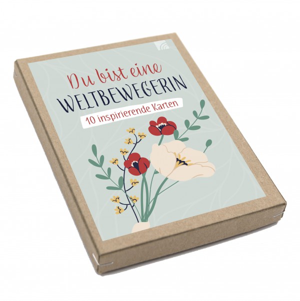 Kartenbox "Weltbewegerin"