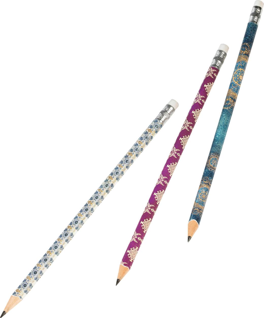 Bleistifte in Geschenkschachtel „Zauber Indiens“