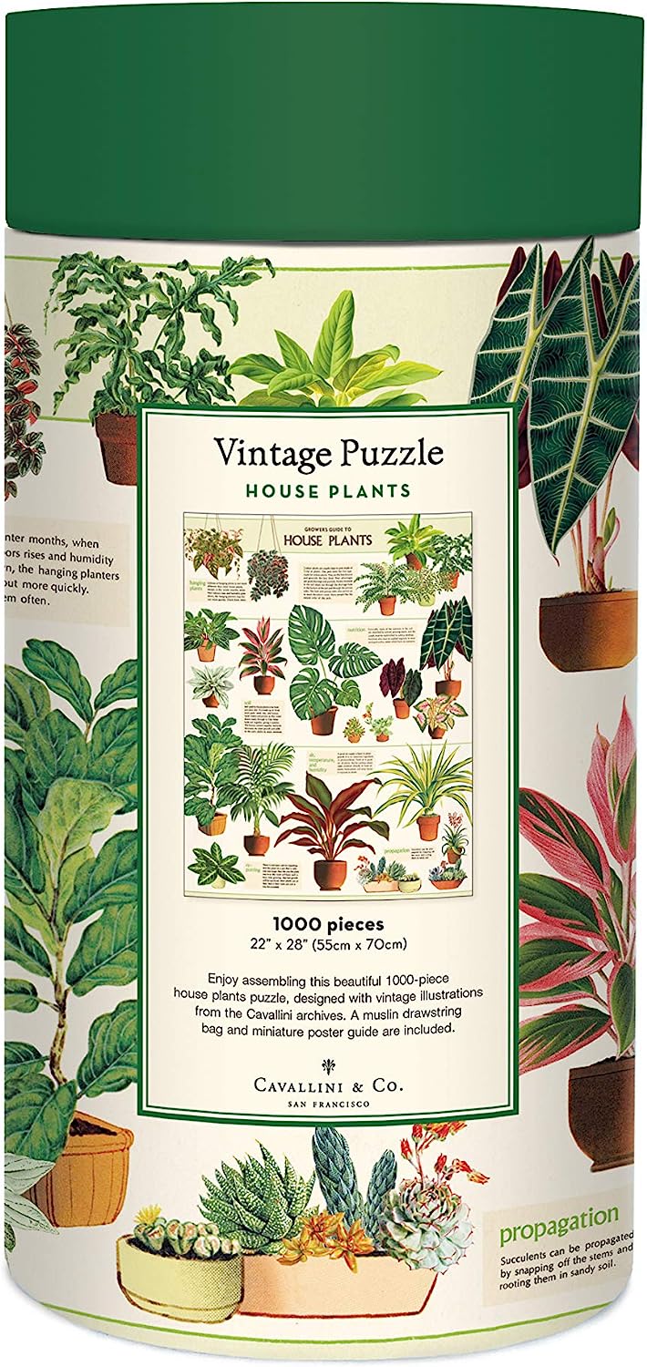 Cavallini Vintage Puzzle "House Plants"