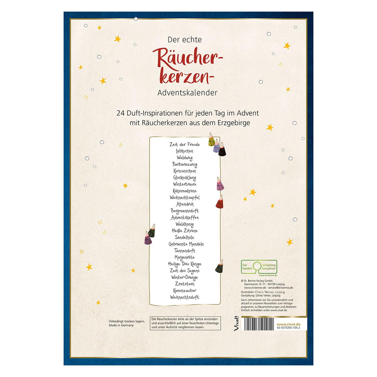 Räucherkerzen-Adventskalender