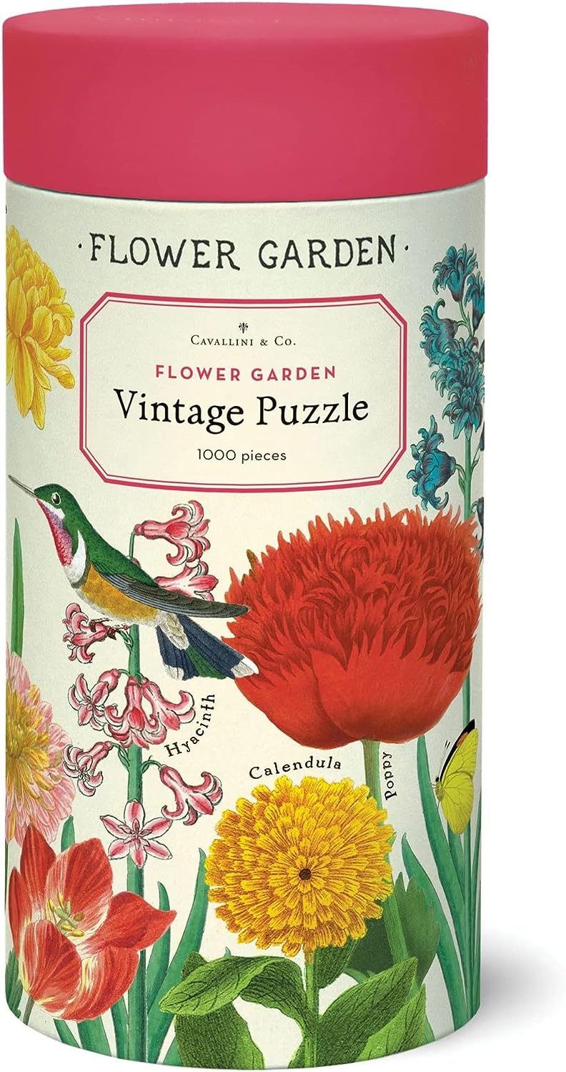 Cavallini Vintage Puzzle "Flower Garden"