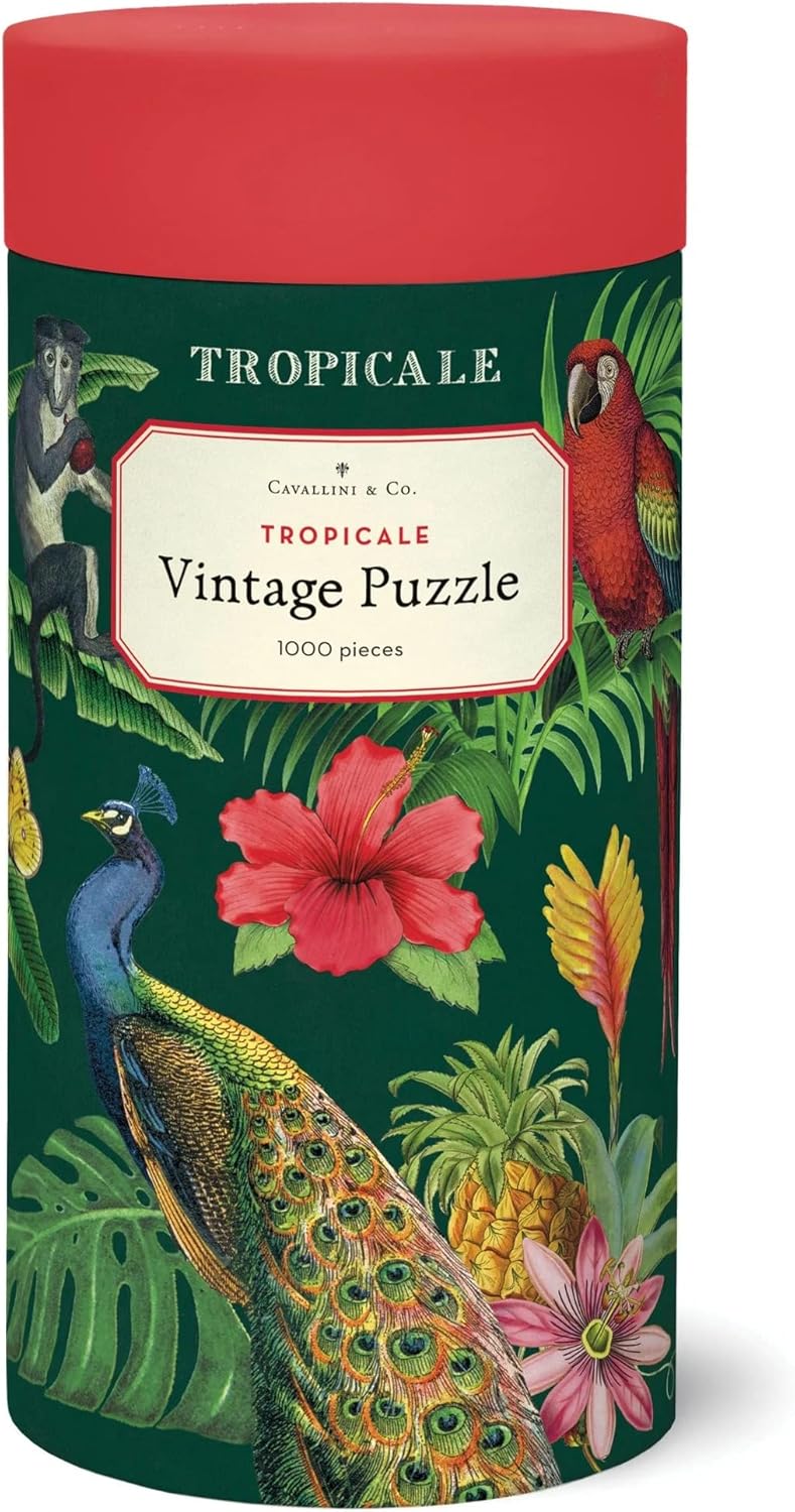 Cavallini Vintage Puzzle Tropicale