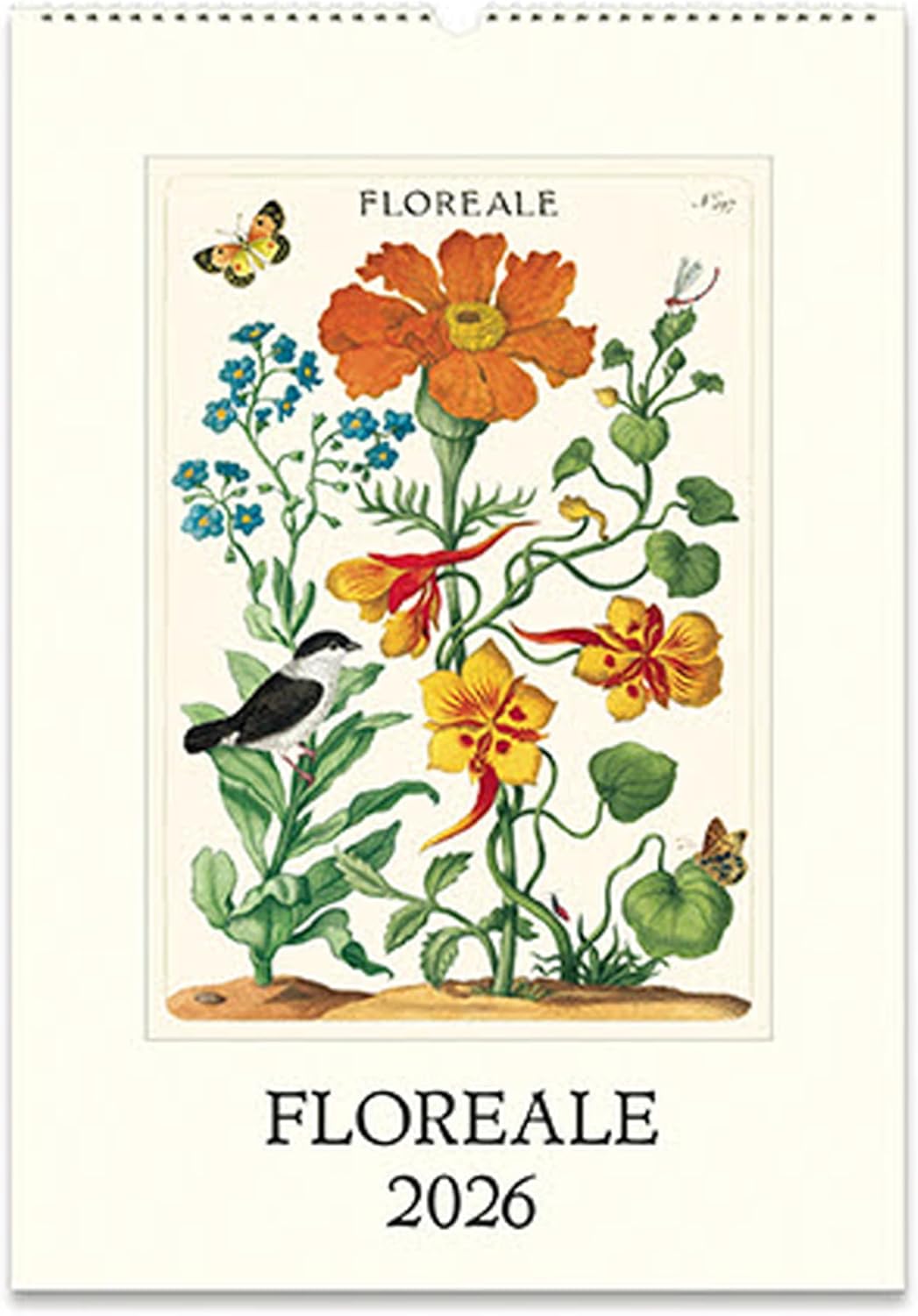 Cavallini Wandkalender 2026 Floreale