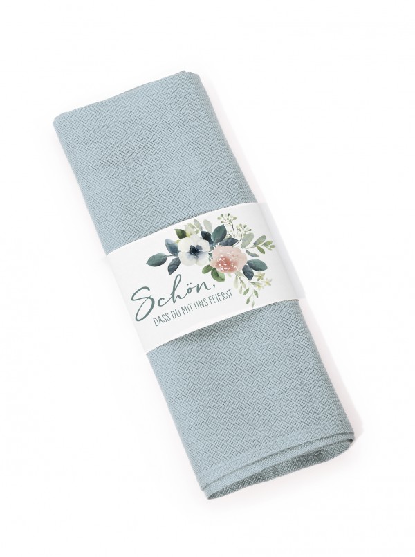 Serviettenbanderole "Blüten"