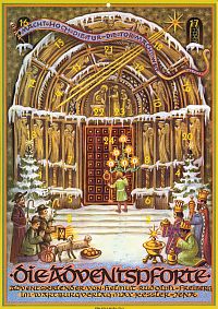 Historischer Adventskalender "Adventspforte" von Helmut Rudolph