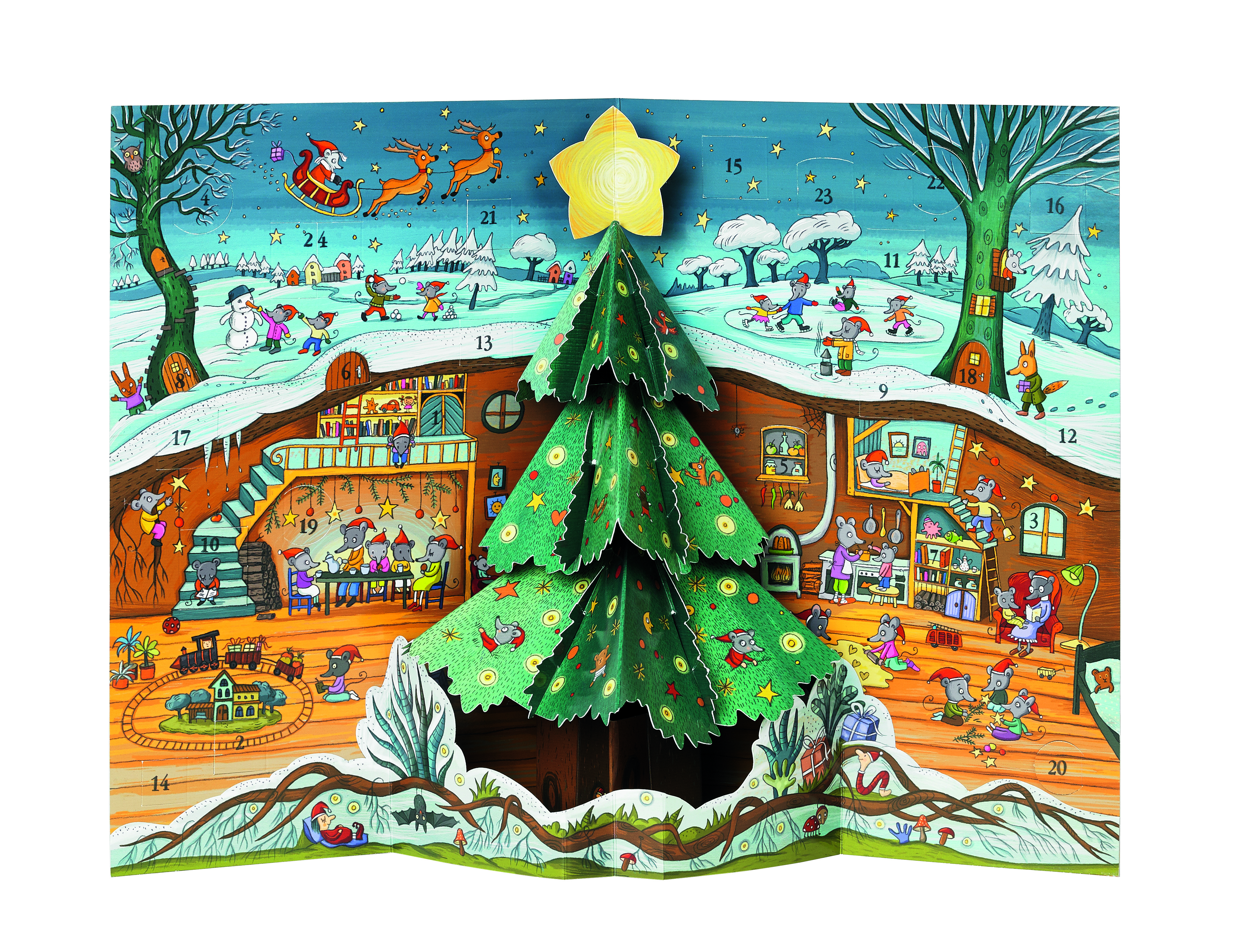 Adventskalender "Weihnachten bei Familie Maus" Adventskalender "Weihnachten bei Familie Maus"