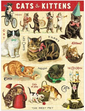 Cavallini Mini Puzzle Cats & Kittens
