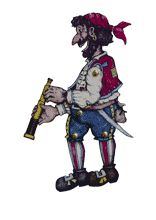 Bastelbogen "Pirat"