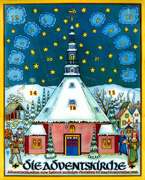 Historischer Adventsalender "Adventskirche" von Helmut Rudolph