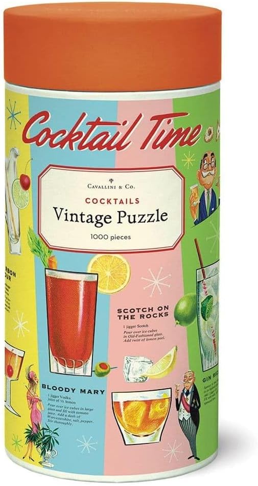 Cavallini Vintage Puzzle Cocktails