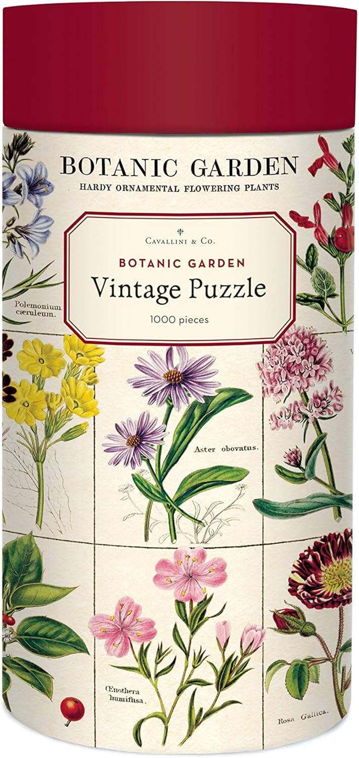 Cavallini Vintage Puzzle Botanic Garden