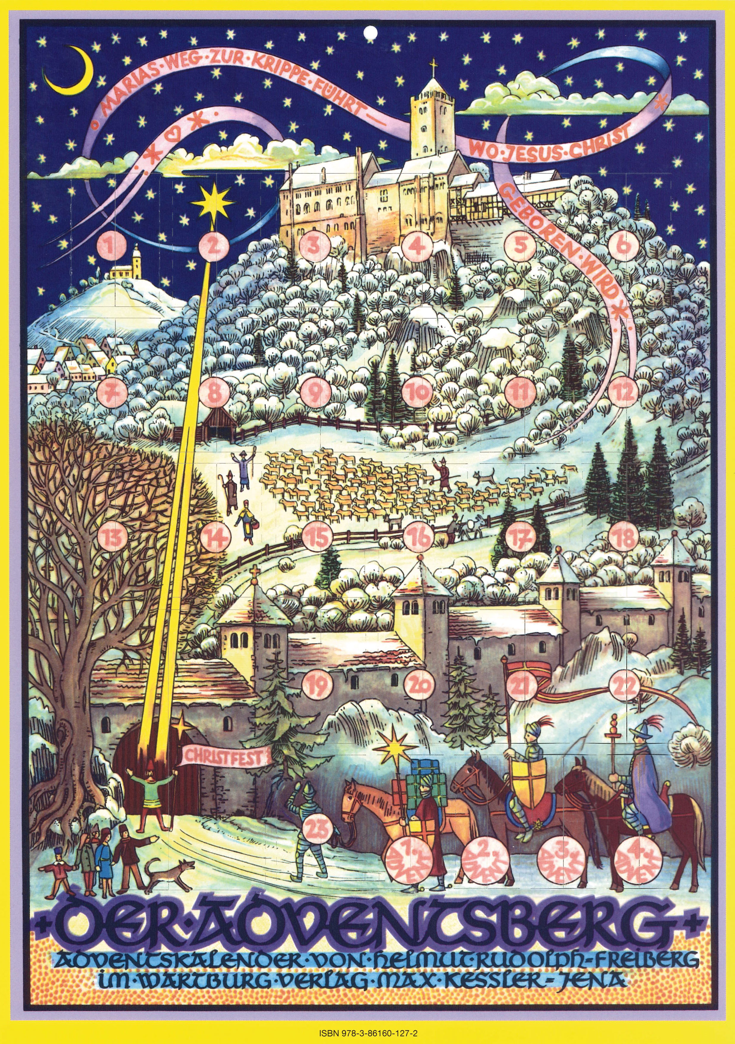 Historischer Adventskalender "Adventsberg" von Helmut Rudolph