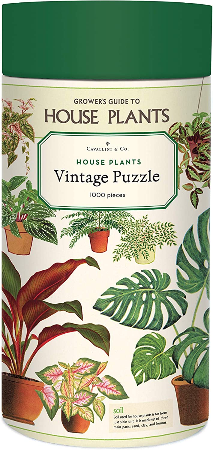 Cavallini Vintage Puzzle "House Plants"
