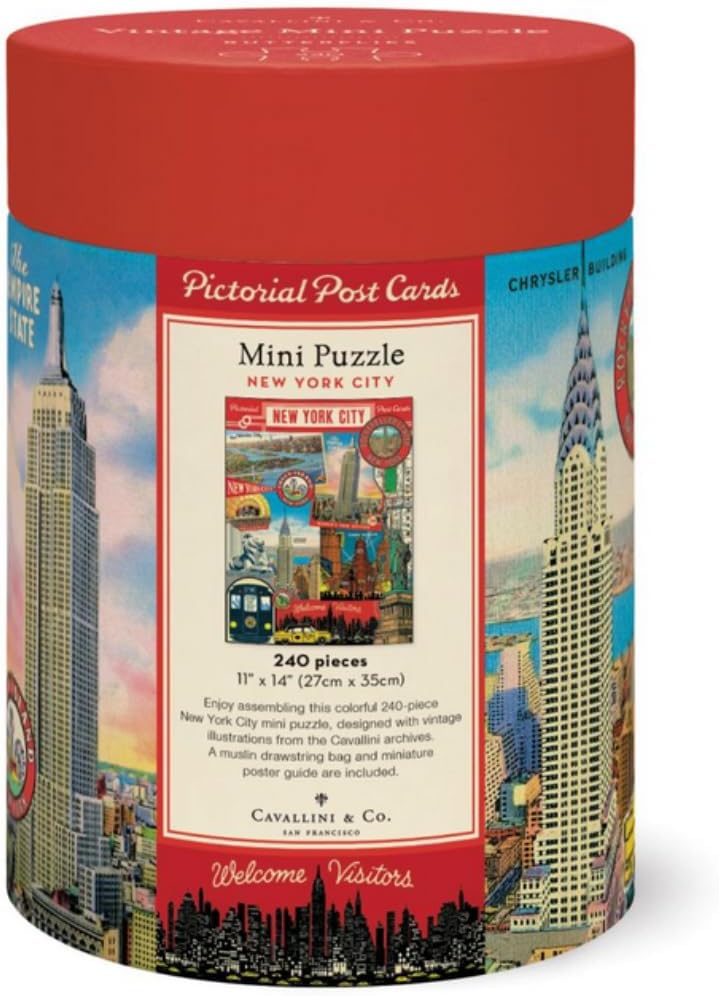 Cavallini Mini Puzzle New York City